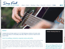 Tablet Screenshot of dougfitchmusic.com